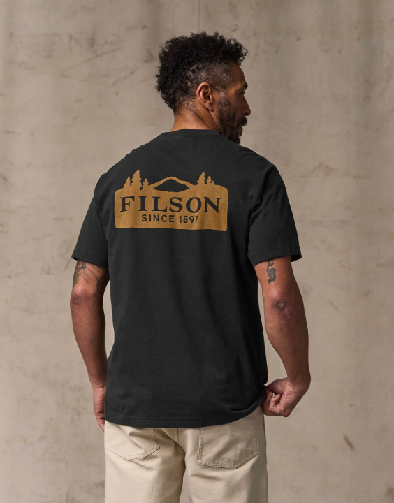 Filson Scenic graphic T-shirt - black